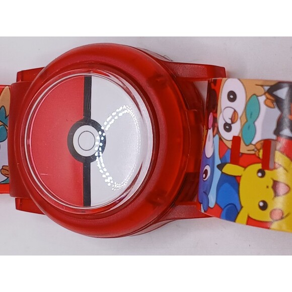 Pokemon Kids Digital Watch \ Flashing LED Lights and Flip Open Model: POK4186AZ - Picture 16 of 16